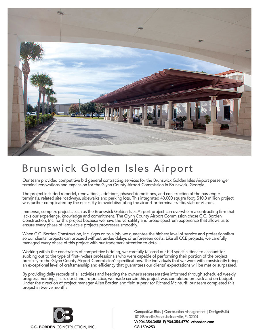 Brunswick Airport - RLS Group advertising