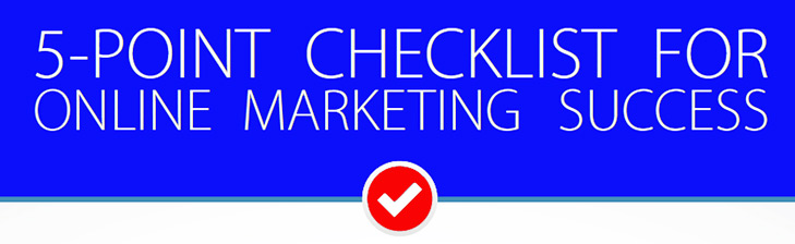 Checklist for online marketing success